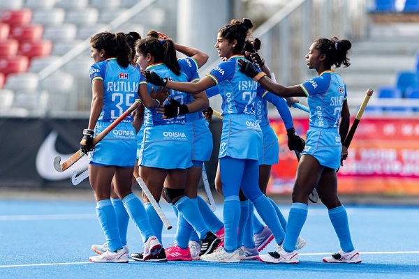 FIH हॉकी महिला नेशंस कप : भारत ने उरुग्वे को भी शिकस्त दी, लगातार तीसरी जीत से पूल ए में शीर्षस्थ