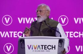 वीवाटेक में बोलते पीएम मोदी