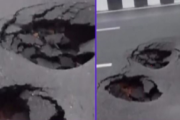 पहली बारिश ही नहीं झेल सका दिल्ली-देहरादून एक्सप्रेस-वे, पीएम मोदी ने गत 14 अप्रैल को किया था उद्घाटन