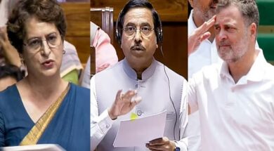 राहुल व प्रियंका का प्रह्लाद जोशी पर हमला