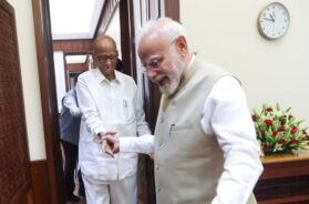 शरद पवार की पीएम मोदी से मुलाकात