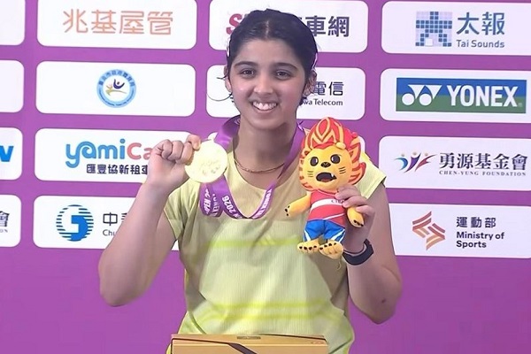 ताइपे ओपन : तन्वी शर्मा ने करिअर का पहला BWF विश्व टूर खिताब जीतने के साथ रचा इतिहास