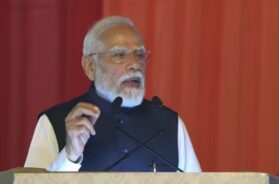 पीएम मोदी आंध्र प्रदेश के भोगापुरम में