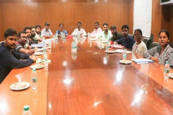 रांची में आंदोलनरत छात्रों की सरकार के साथ बैठक