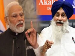 सुखबीर बादल व पीएम मोदी की मुलाकात